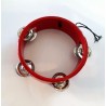 Ornement tambourin rouge