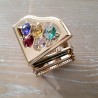 Piano a queue doré miniature Crystocraft