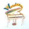 Piano a queue blanc fantaisie