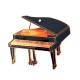 Piano a queue noir classique
