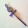 Crayon gris clé de sol Violet avec gomme