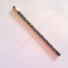 Crayon gris note double croche Noir doré avec gomme
