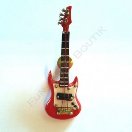 Pins guitare electrique rouge miniature