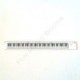 Règle 30 cm blanche clavier de piano