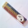 Lot de 6 Crayons gris motif note double croche de couleurs avec gomme