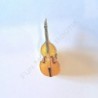 Pins contrebasse dorée miniature