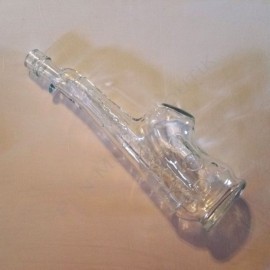 Bouteille 500 ml "saxophone" en verre